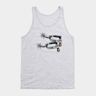 Silver spurs Tank Top